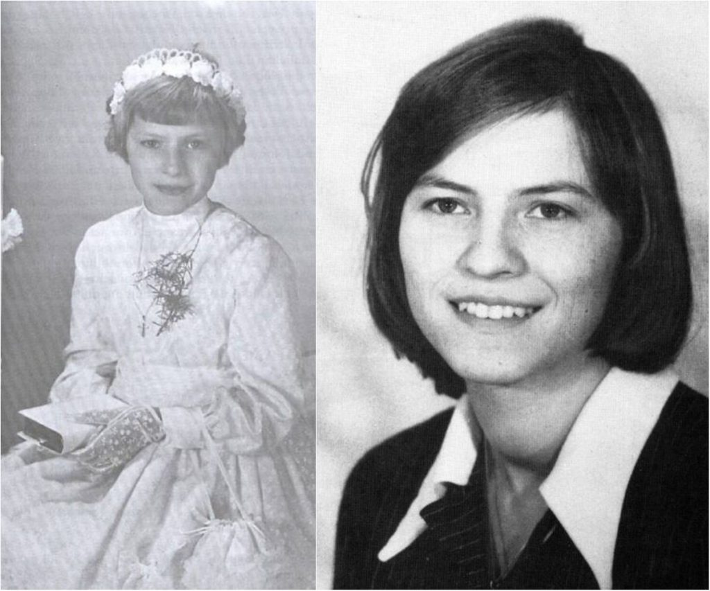 Childhood photos of Anneliese Michel, before her exorcism.