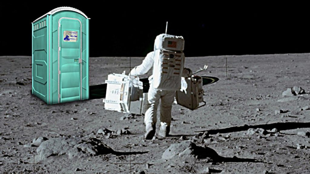 portapotty in space